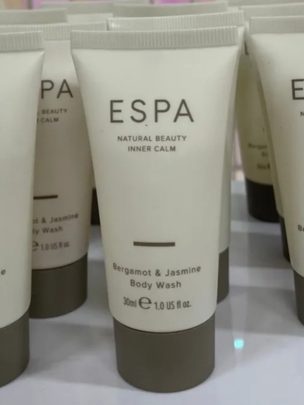 ESPA Bergamot & Jasmine Body Wash — White